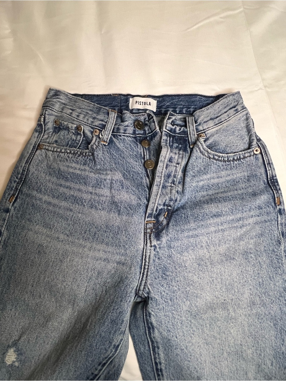 Pistola light blue high-rise denim jeans